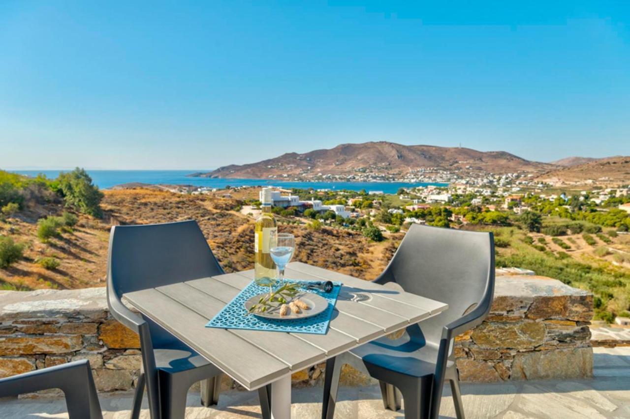 Вілла Oceania House With Sea View Posidhonia  Екстер'єр фото