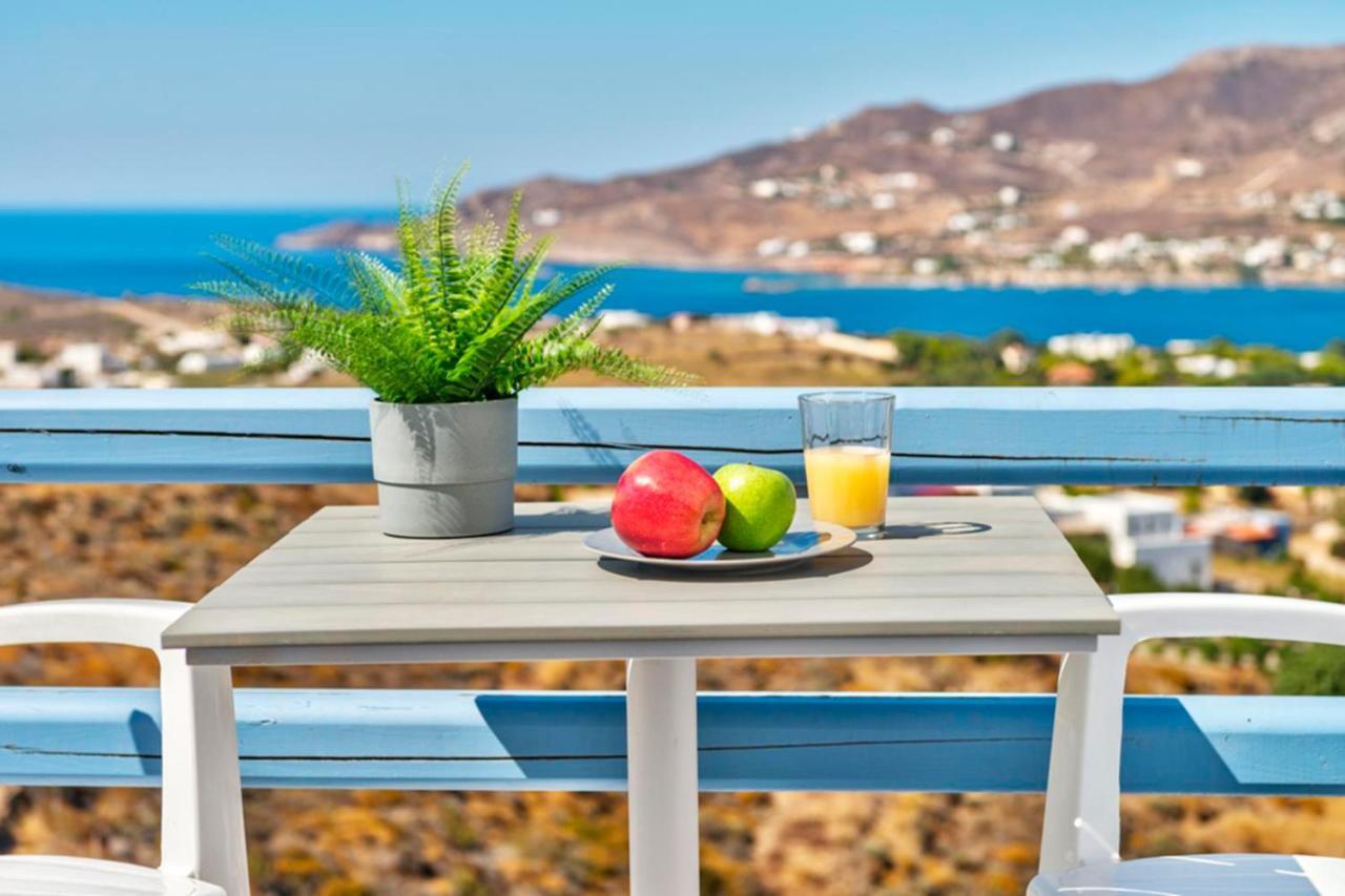 Вілла Oceania House With Sea View Posidhonia  Екстер'єр фото